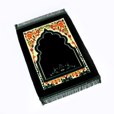 STARGOLD Traditional Turkish Prayer Mat 80x120 cm Large Portable Multicolor Islamic Prayer Rug, Janamaz Sajjadah For Men And Women
