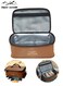 outside Large Thermal Insulated Lunch Bag &acirc;&euro;&ldquo; Khaki 30&Atilde;&mdash;20&Atilde;&mdash;10 cm, Portable Food Storage Tote for Office, School, Picnic &amp; Travel, Waterproof, Easy to Clean, Keeps Food Fresh &amp; Warm, Ideal for Men &amp; Women