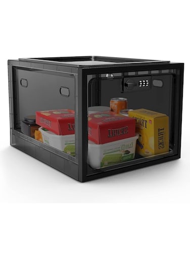 Refrigerator Lock box with Metal Combination Lock - Lockable Box for Locking Food Snack Container,Locked Medicine Cabinet,Medication Lockbox,Pill Case,Phone Ipad Jail,Home, Offices Clinics and Schools