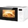 Digital Microwave Oven 20L Capacity with LED Display, Auto Cook Menu &amp; Defrost Function, White