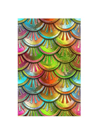 MAKINGTEC 3D Colourful Window Privacy Film Glass Window Cling Decorative Sticker Decal for Home Kitchen Office Bedroom Living Room Bathroom