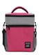 Insulated Lunch Bag with Adjustable Shoulder Straps, 8L Double Zipper Wide Open Lunch Tote, Leak Proof Cooler and Warm Insulated Hot Lunch Bag for Office Camping Hiking School Picnic Beach (Pink)