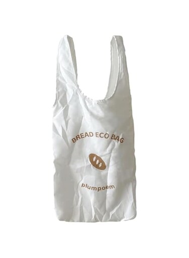 Washable Shopping Bags, Bread Folding Shopping Bag, Easy Maintenance Reusable Shopping Bags, Green Alternatives Grocery Bag, Stylishly Eco-Friendly Folding Pouch, Reusable Canvas Bag