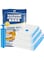Vacuum Storage Bags - Pack of 7 (1 Jumbo/2 Large/2 Medium/2S) Re-usable Travel Compression Storage Bags For Clothes- Comforters &amp; Blankets - Space Saver Sealer Bags with 1 Hand Pump (7)