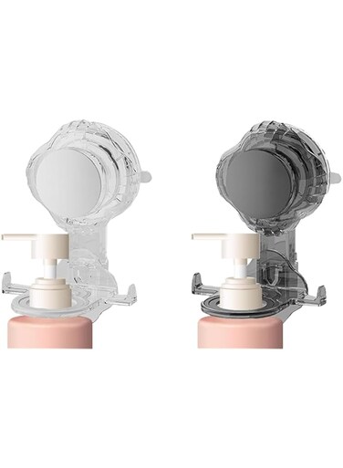 2 Pcs Suction Cup Shower Gel Bottle Rack,Shampoo Wall Holder Rack - Bathroom Wall Shampoo Bottle Rack Shelf, Hand Soap Bottle Rack Holder for Bathroom, Kitchen