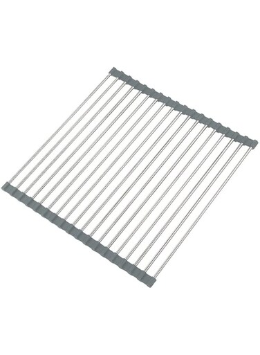O Ozone Kitchen Sink Drainer Rack Foldable Over the Sink Vegetable Dish Drainer [ Foldable Drying Rack ] (Large)