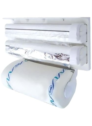 Dubai Gallery Foil And Tissue Holder White AMZ-N29896326A