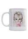 Brigitte Bardot Printed Mug White/Beige/Pink