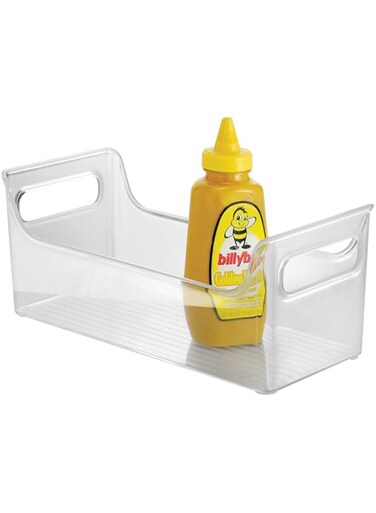 InterDesign Fridge Binz Fridge-Binns Portable Condiment Caddy, Clear
