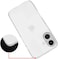 Muzz Crystal Clear Case for iPhone 16, Silicone, TPU Material, Ultra Thin, Transparent (iPhone 16)