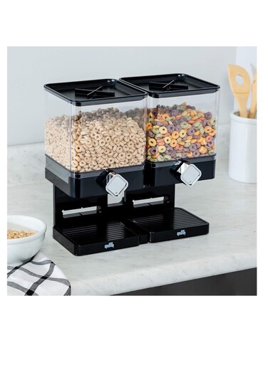 Large Capacity Cereal Maker Cereal Dispenser, Large Capacity Food Storage Container, Storage Container, Oat Nut Dispensing Jar, Kitchen Cereal Storage Container