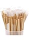 PCS 5.5 in Individually Wrapped in Paper Wooden Coffee Stirrers, A+++Level Smooth Rounded Edges Wood Sticks for Daily Use or Other DIY Craft Design