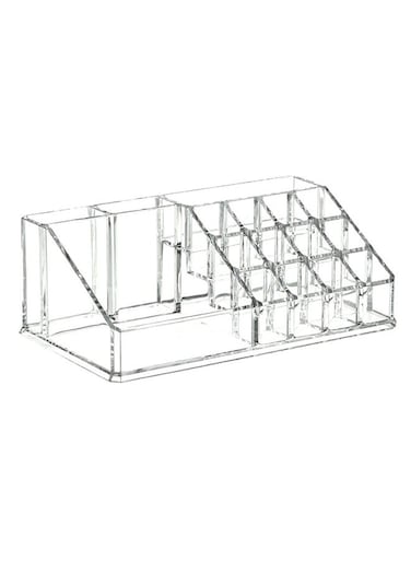 Acrylic Makeup Storage Case Nail Polish Rack Clear Medium