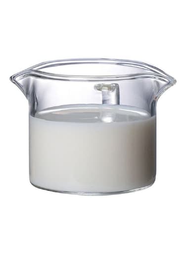 Resistant Double Mouth Coffee And Milk Sharing Cup Clear 8.5x8x7.5cm