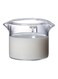 Resistant Double Mouth Coffee And Milk Sharing Cup Clear 8.5x8x7.5cm