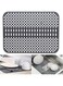 TERRIFI Silicone Dish Drying Mat, Multifunctional Draining Board Mats with Drain Holes, High Purity Silicone Drying Mat, Flexible Rubber Dish Draining Mat for Kitchen Counter(43x32cm,Grey)