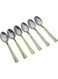 Regal Gold Tea Spoon Set - 6 Piece Stainless Steel Cutlery Gold 15cm
