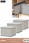 3 PCS Wardrobe Clothes Organizer, Foldable Drawer Closet Organizers with Mesh Window and Handle, Washable Closet Storage Basket Bins, Stackable Closet Storage Organizer, Fabric Storage Boxes for Clothing, Jeans, Bras, Leggings, Sweaters