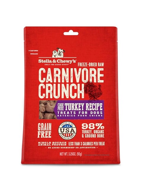 Stella &amp; Chewy&#39;S - Freeze Dried Raw Carnivore Crunch Treats For Dogs Cage Free 173651