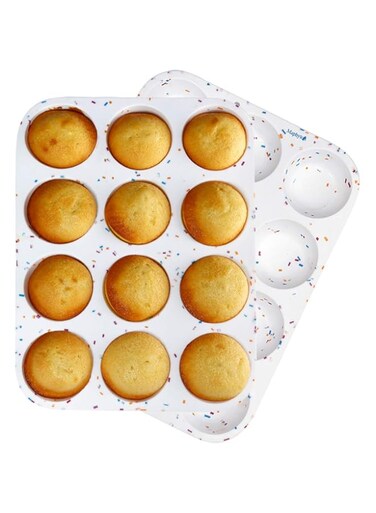Maphyton Non Stick Silicone Cake Baking Pan Mold (White)
