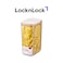 LocknLock Easy Grip Canister Rectangle 1.5L &ndash; One-Touch Lid, Transparent, Easy to Hold, Dishwasher Safe