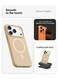 Mobcos iPhone 17 Pro Brown Elite Ring Premium Silicone MagSafe Case for iPhone   Silky Soft Touch   Military-Grade Shockproof Protection   Strong Magnetic Compatibility   Luxury Slim Cover