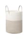 Pyhlhy Cotton Rope Woven Laundry Basket, 58L Dirty Clothes Rope Hamper, Laundry Hamper Basket for Blanket Storage, Large Baby Nursery Hamper for Laundry, Woven Hamper for Bedroom