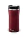 Aladdin Barista Mocca Thermavac Leak-Lock Stainless Steel Thermos Travel Mug for Hot Drinks 0.35L Burgundy Red &ndash; Keeps Hot for 3 Hours - BPA-Free Reusable Coffee Cups - Leakproof - Dishwasher Safe