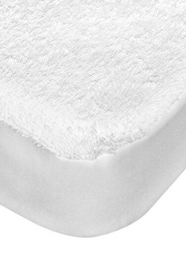 Linen Klub Waterproof Mattress Protector Cotton White 150x200cm