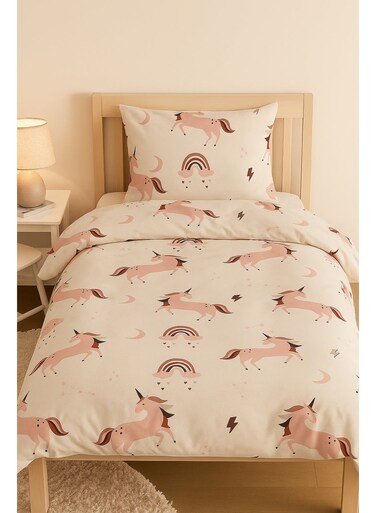 Duvet cover set EIRUN SGL rose DBF KRONBORG Size 140X200 CM