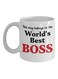 World's Best Boss Printed Coffee Mug White