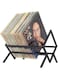 RGSGZCO Vinyl Record Holder -Sturdy Metal Structure(Matte Black) - Easy Assembly - Display &amp; Storage - Eco-friendly Packaging