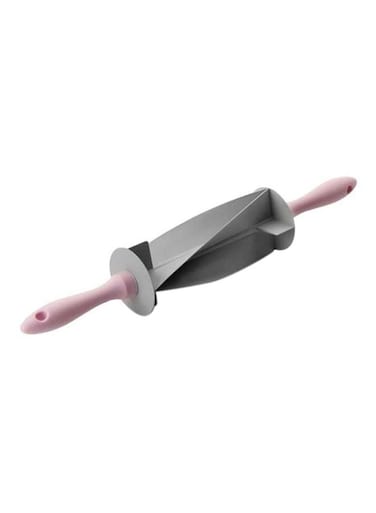 Croissants Dough Cutters Grey/Pink 7x7x41centimeter