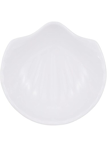 Harmony Melamine Horeca 5.5 Shell-Shaped Bowl Ware 14*13.6*3.7 White A155