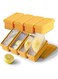 Silicone Ice Cube Molds Widely Use 2 Packs, Ice Cube Tray for Whiskey, Easy Release Ice Mold, Freezer Molds for Soups and Sauces (Yellow)