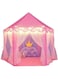 Princess Castle Play Tent Large Kids House Star Lights Girls Pink Tent Girls Castle