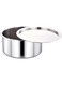 BLACKSTONE Stainless Steel Tope set with Lids, Stainless Steel Cookware Tope Set, Stackable Tope Set (38cm (16000ml))
