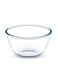 24cm x 13cm Premium Borosilicate 3.5L Glass Mixing Bowl in Clear Finish, Versatile Large Kitchen Prep Dish for Baking Cooking Serving Microwave Dishwasher Safe