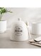 Home Zira Sugar Canister With Spoon 700Ml - White