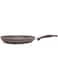 EASY COOK Marble 22cm Open Fry pan   Non-Stick Cooking Pan with Marble Coating   Suitable for All Hob Type   Heat Resistant Handle   Marble Coated Frying Pan