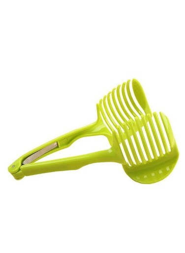Multifunctional Food Slicer Hard-Grip Holder for Fruit, Tomato, Vegetable, Lemon Slicer, Round Fruit Tongs, Egg Slicer Cutting Holder