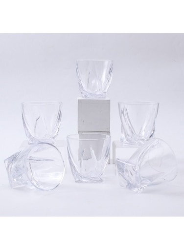 Six-piece Light Luxury Home Nordic Glass Water Cup Set