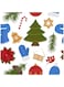 Beeswax Food Wrap Storage, Cover, Set Of 3, Washable Reusable, Shelf Time 1 Year (Christmas)