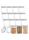 16 Pack Clear Plastic Jars Bottles Containers with Silver Ribbed Lids 400ml Straight Cylinders Storage Container for Food and Home Storage