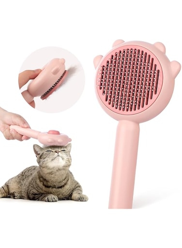 Baytion Cat Dog Brush, Cat Grooming Brush for Short Long Hair, Cute Brush for Removing Dead and Excess Hair, Will Not Scratch On Cat Dog