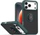 Case for IPhone 17 Pro Case Cover Metal Ring Holder Grip Kickstand Car Magnetic Mount Shockproof Matte Hard Back Bumper Case for IPhone 17 Pro 5G 2025 Green
