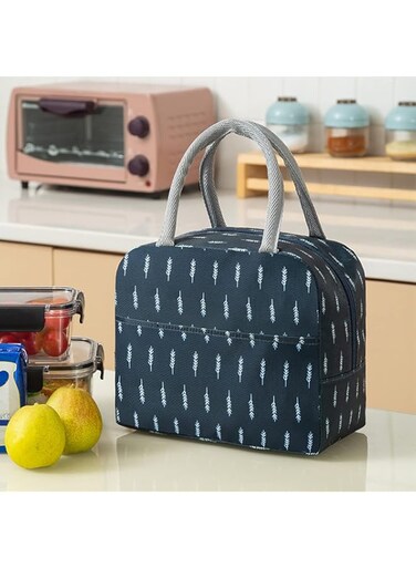 Lunch Bag, Tote Insulated Bag with Water-resistant Soft Liner, Insulated Lunch Box Soft Cooler Cooling Tote for Picnic/Boating/Beach/Fishing/Work/School/Office, Reusable Cooler Bag for Adult Men Women