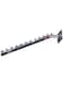 KNP Chrome Plated Wall Fixing Steel Clothes Slides Wall Hanger (12 Ball) is a sturdy and space-saving solution for organizing clothes, accessories, and garments.