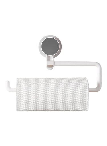 Wall Mounted Paper Towel Holder White 31x2.5x10cm