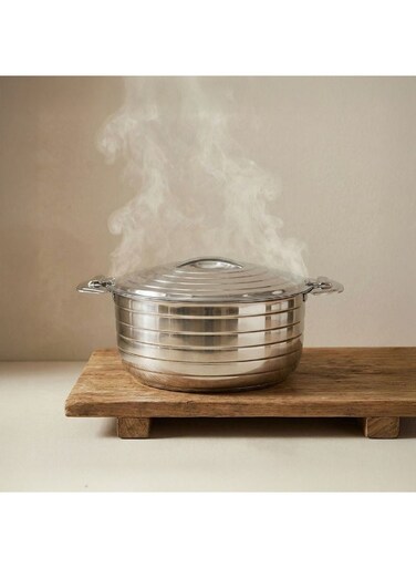 HOME Sahira Striped Stainless Steel Hot Pot 1500ml